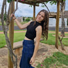 Calça Jeans Wide Leg Berlim Juvenil