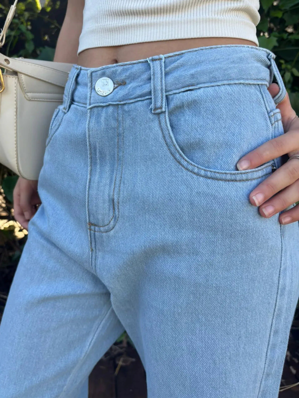 Calça Wide Leg Crystal