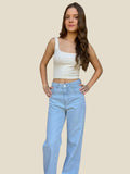 Calça Wide Leg Crystal