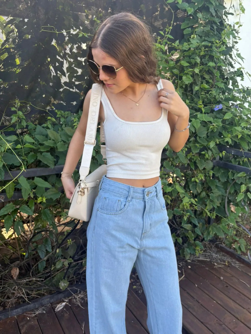 Calça Wide Leg Crystal