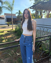 Calça Jeans Meninas Wide Leg Tóquio